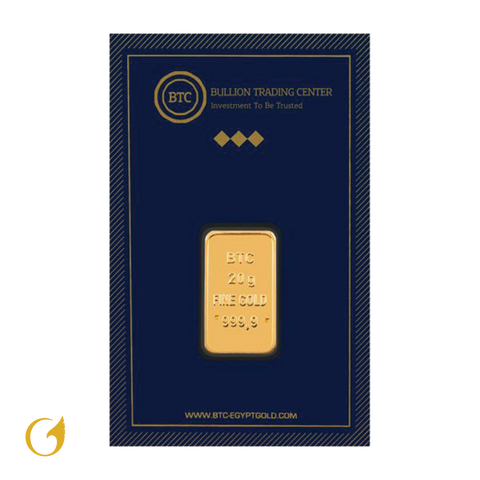 BTC 20 Gram Gold Bar 24